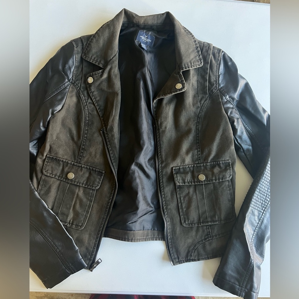 American Eagle Leather Jacket